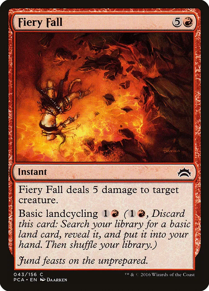 2016 Planechase Anthology Fiery Fall common #43 common card image