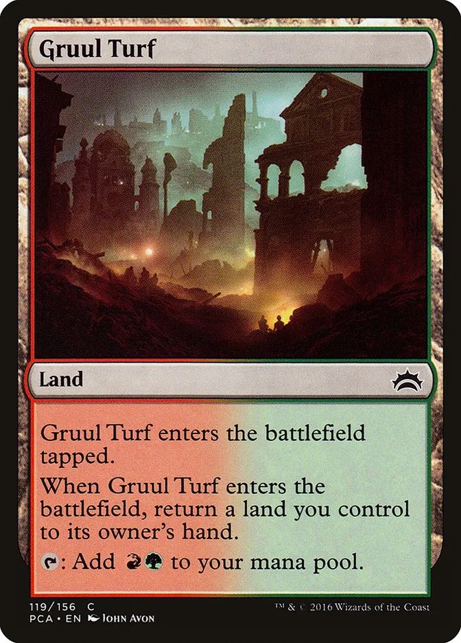 2016 Planechase Anthology Gruul Turf common #119 common card image