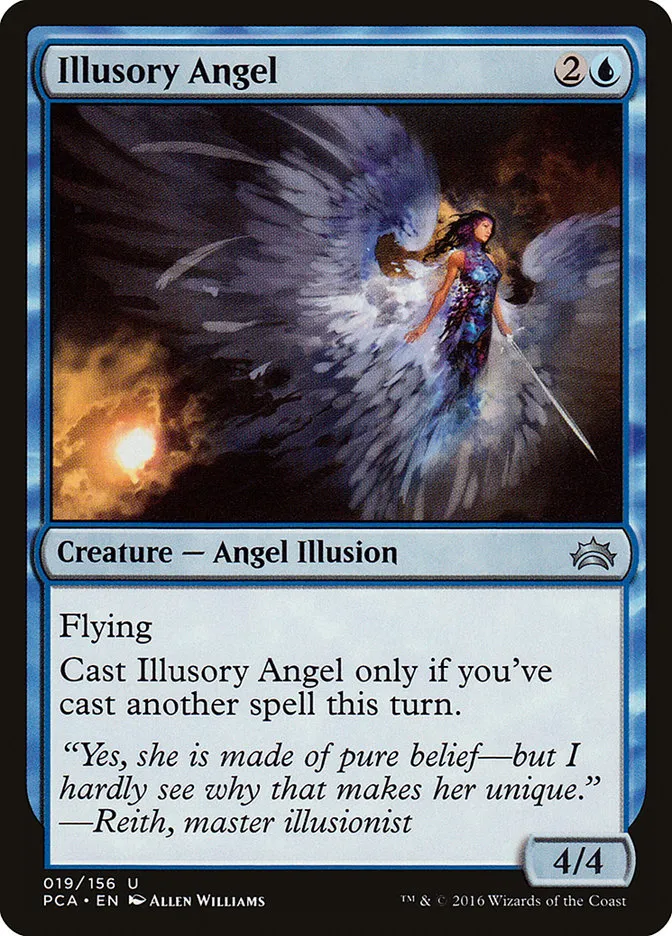 2016 Planechase Anthology Illusory Angel uncommon #19 uncommon card image