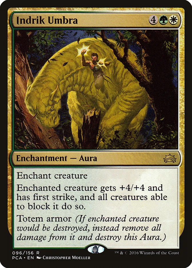 2016 Planechase Anthology Indrik Umbra #96 rare card image