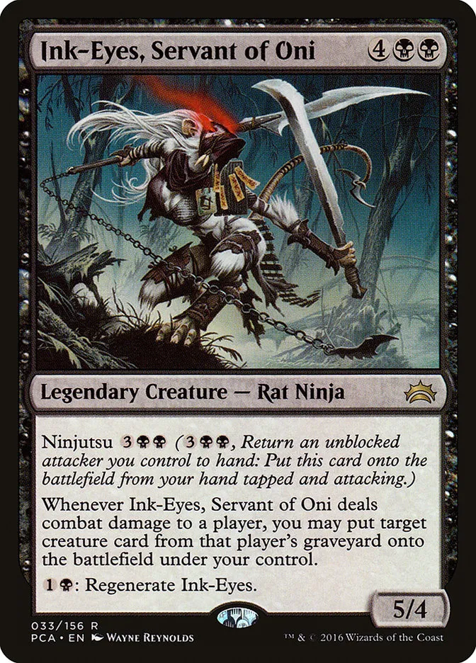 2016 Planechase Anthology Ink-Eyes, Servant of Oni #33 rare card image