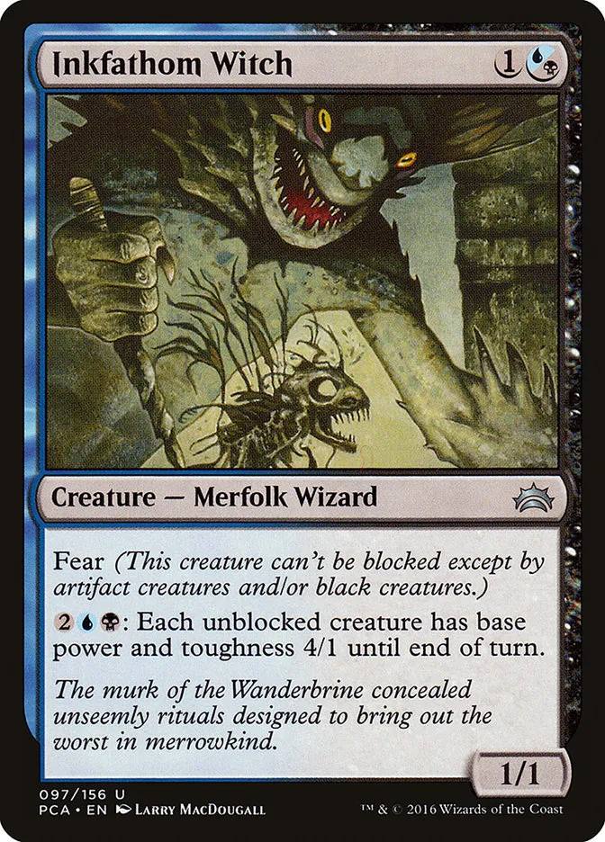 2016 Planechase Anthology Inkfathom Witch uncommon #97 uncommon card image