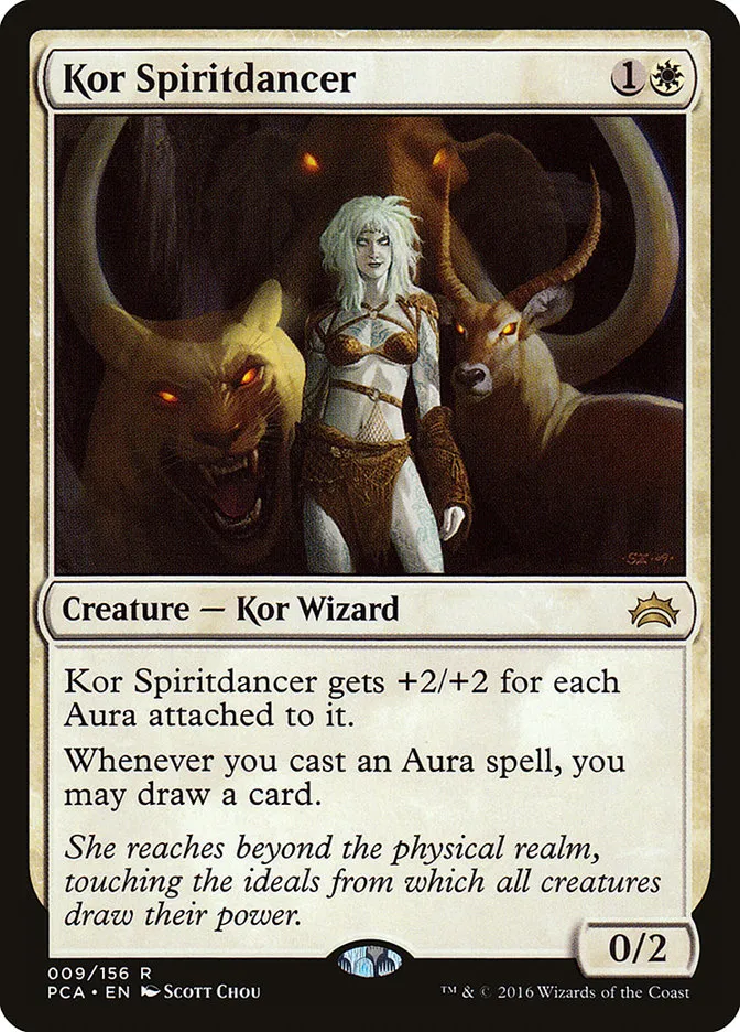 2016 Planechase Anthology Kor Spiritdancer #9 rare card image