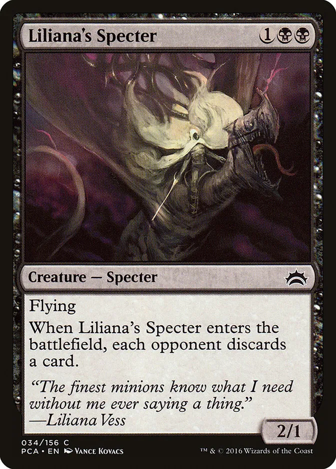 2016 Planechase Anthology Liliana's Specter #34 common card image