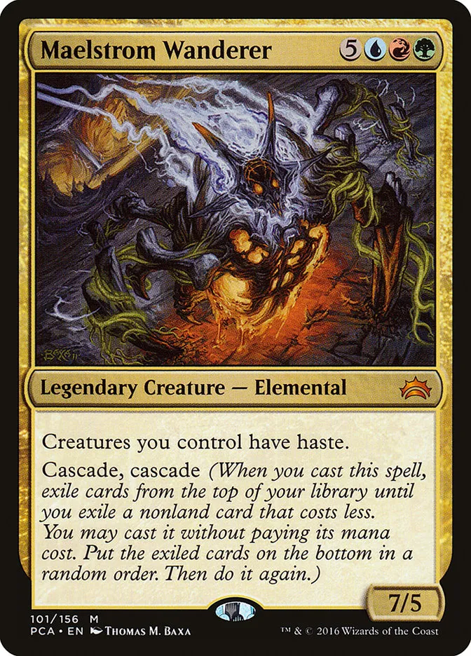 2016 Planechase Anthology Maelstrom Wanderer mythic #101 mythic card image