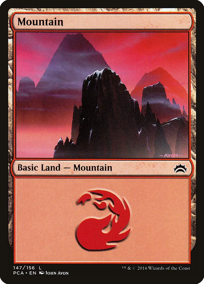 2016 Planechase Anthology Mountain common #147 common card image
