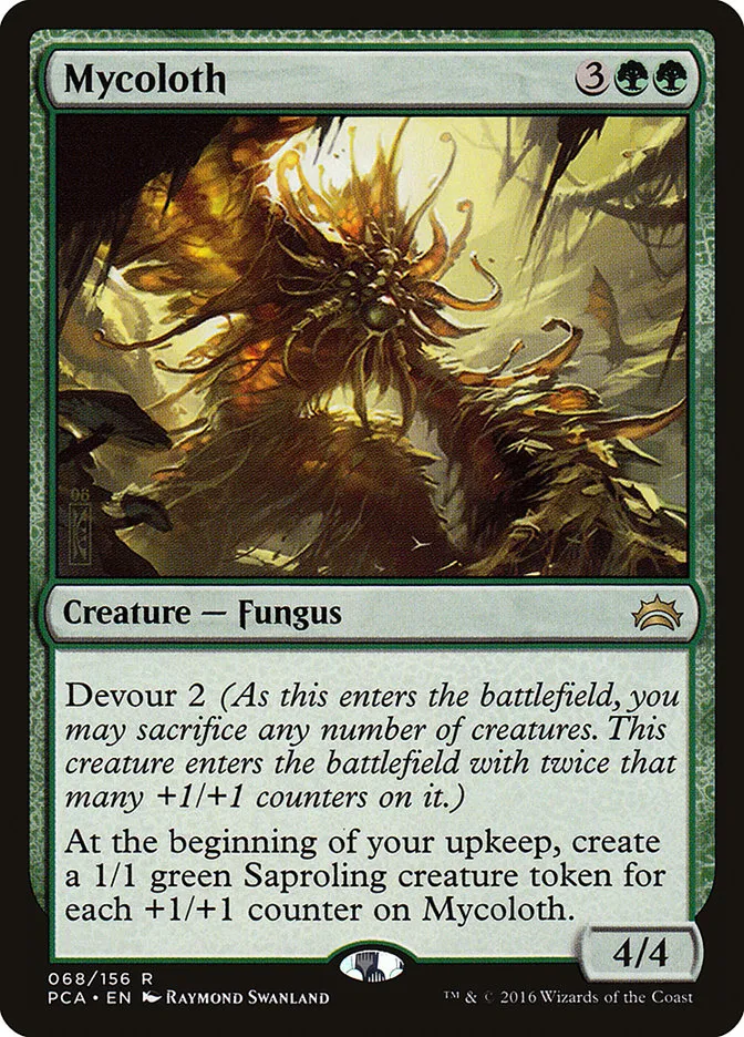 2016 Planechase Anthology Mycoloth rare #68 rare card image