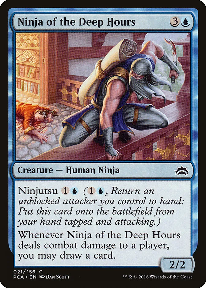 2016 Planechase Anthology Ninja of the Deep Hours #21 common card image