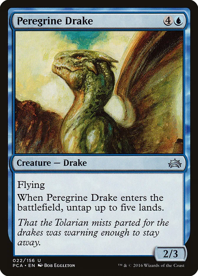 2016 Planechase Anthology Peregrine Drake #22 uncommon card image
