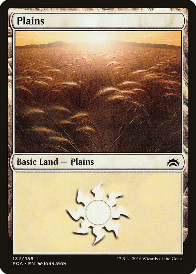 2016 Planechase Anthology Plains common #132 common card image