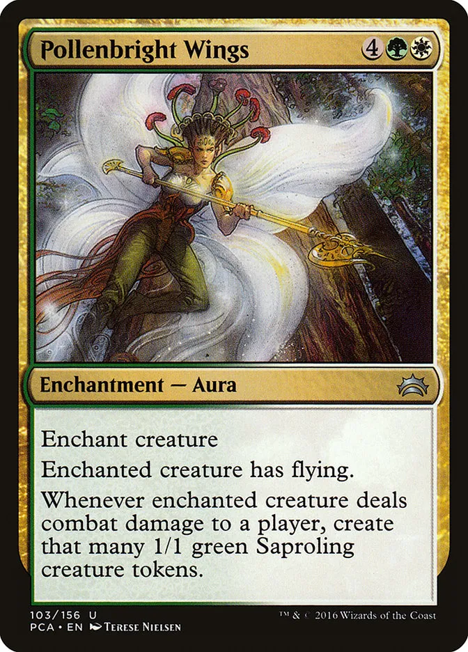 2016 Planechase Anthology Pollenbright Wings uncommon #103 uncommon card image
