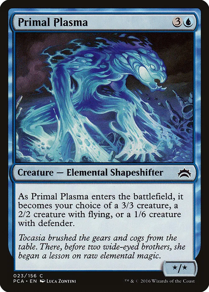 2016 Planechase Anthology Primal Plasma common #23 common card image