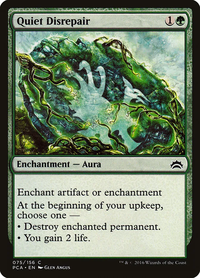 2016 Planechase Anthology Quiet Disrepair #75 common card image
