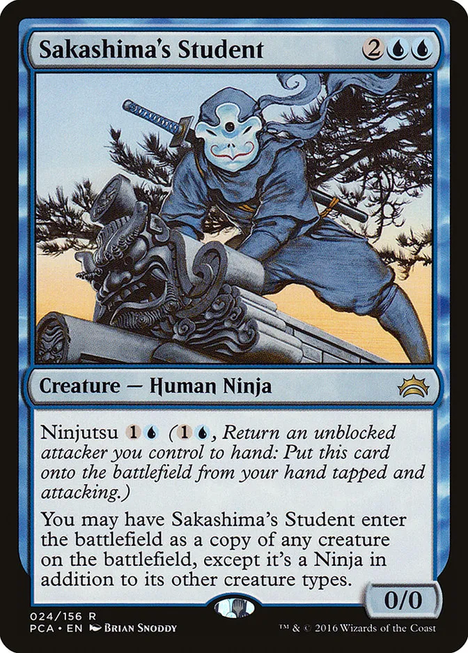 2016 Planechase Anthology Sakashima's Student #24 rare card image