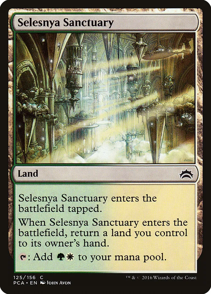 2016 Planechase Anthology Selesnya Sanctuary #125 common card image