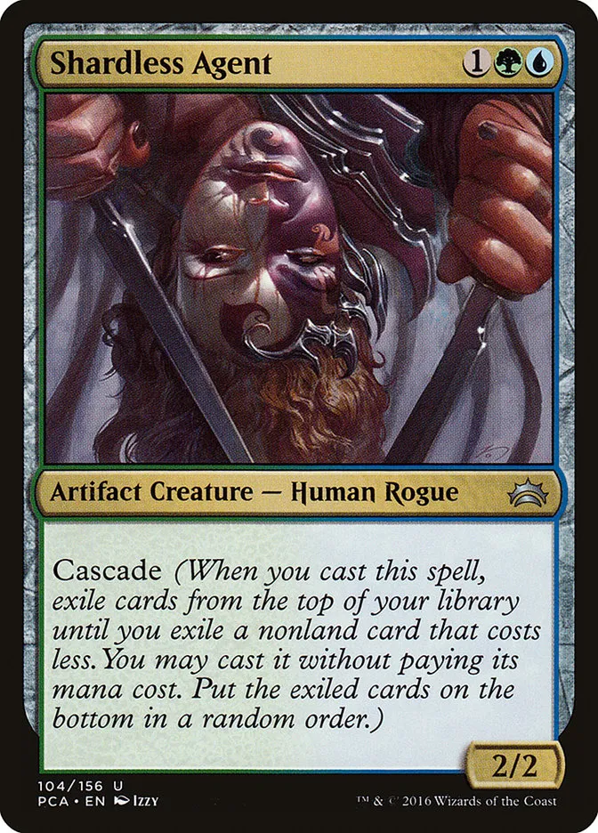 2016 Planechase Anthology Shardless Agent uncommon #104 uncommon card image