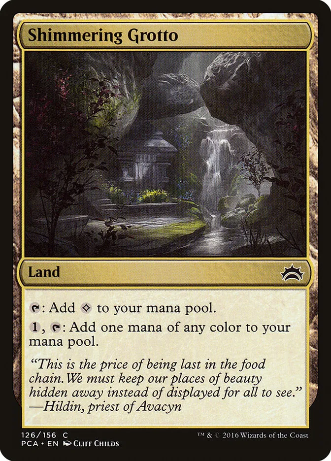 2016 Planechase Anthology Shimmering Grotto #126 common card image