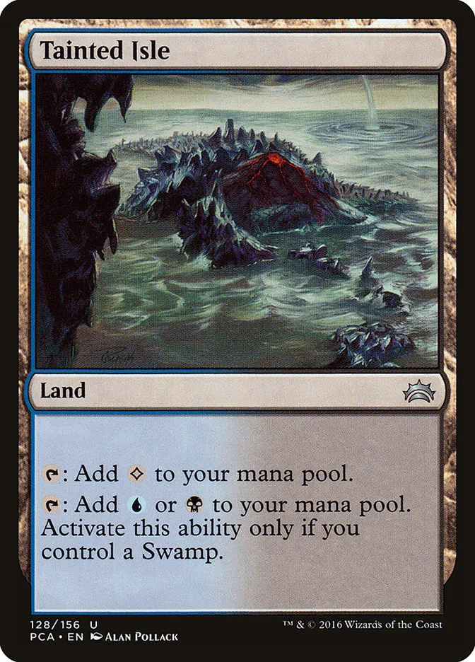 2016 Planechase Anthology Tainted Isle uncommon #128 uncommon card image