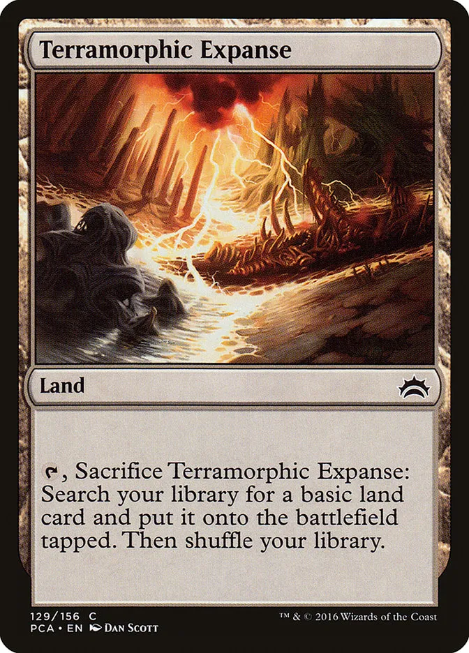 2016 Planechase Anthology Terramorphic Expanse common #129 common card image
