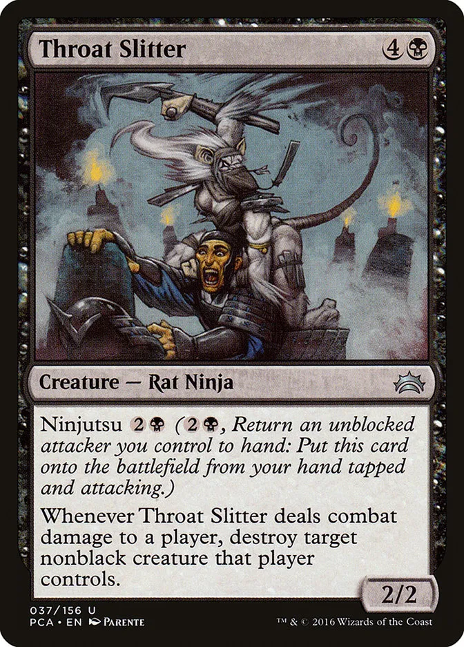 2016 Planechase Anthology Throat Slitter #37 uncommon card image