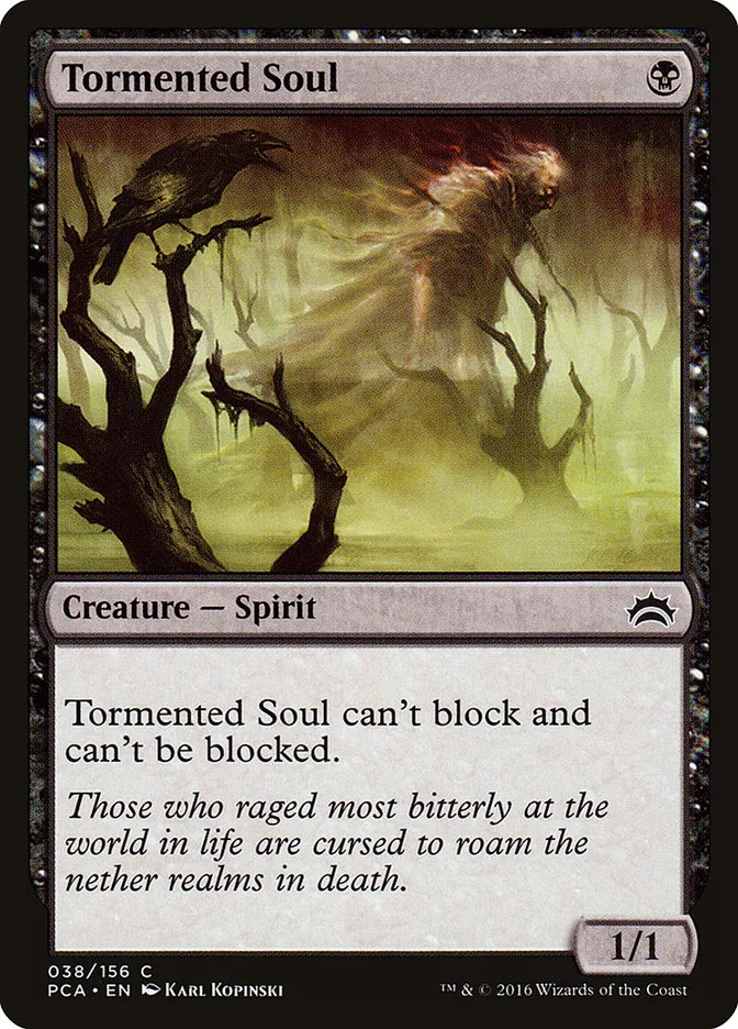 2016 Planechase Anthology Tormented Soul common #38 common card image