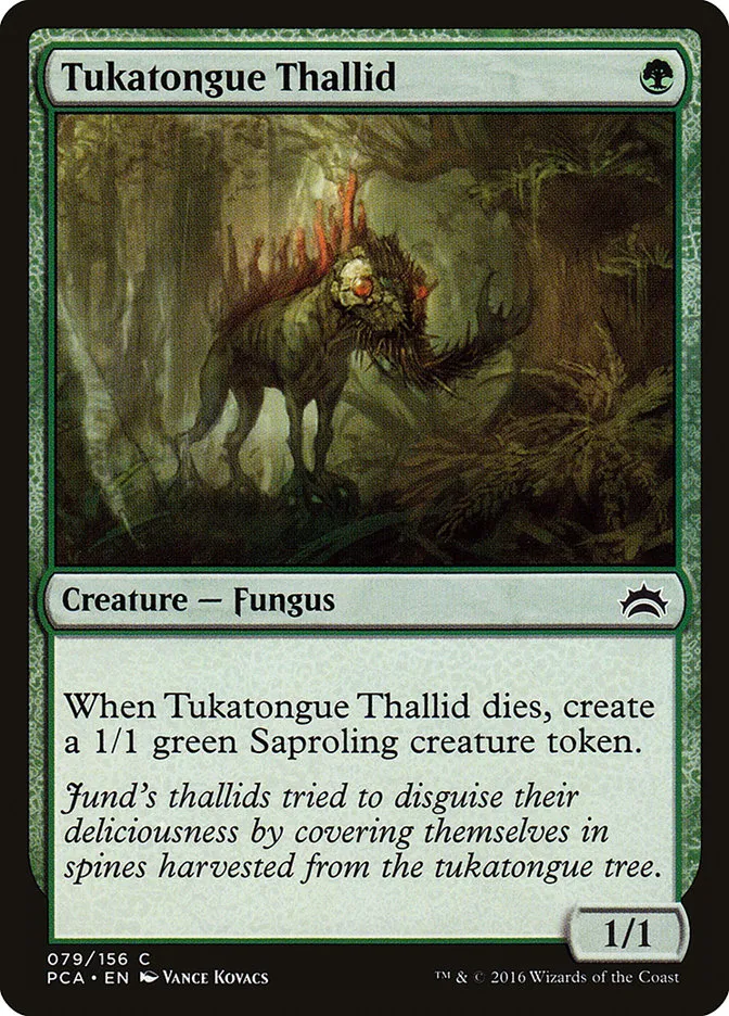2016 Planechase Anthology Tukatongue Thallid #79 common card image