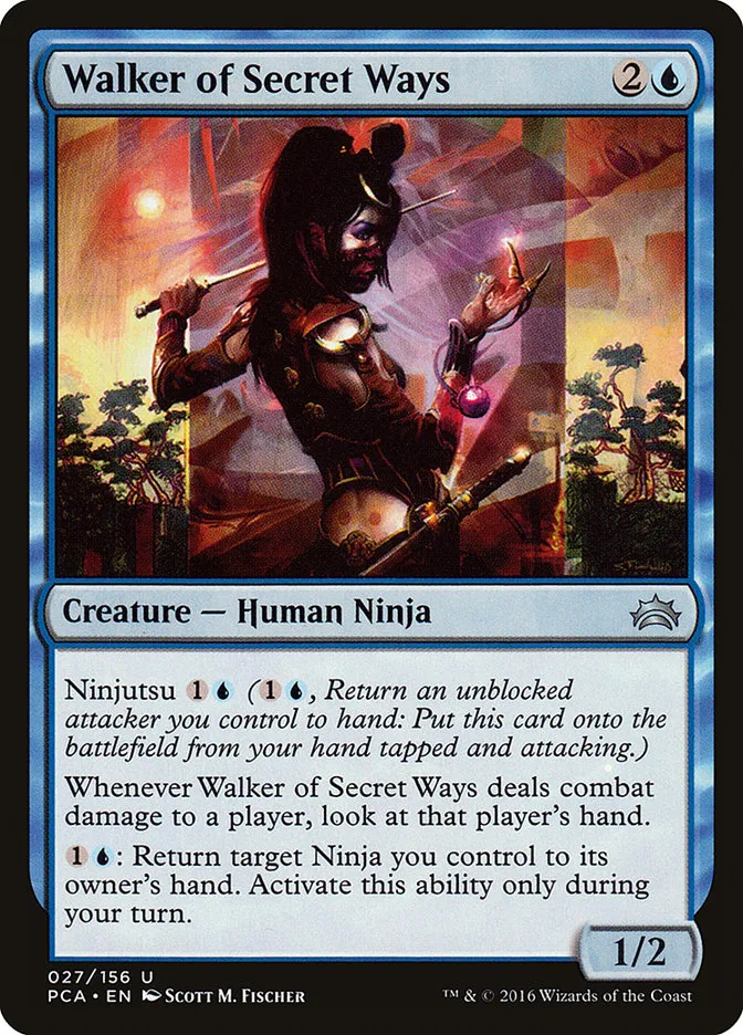 2016 Planechase Anthology Walker of Secret Ways #27 uncommon card image
