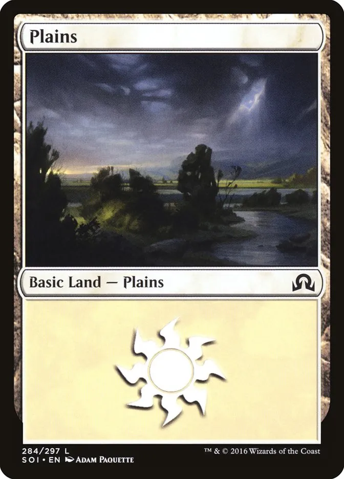 2016 Shadows over Innistrad Plains common #284 common card image