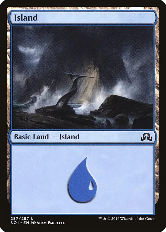 2016 Shadows over Innistrad Island common #287 common card image