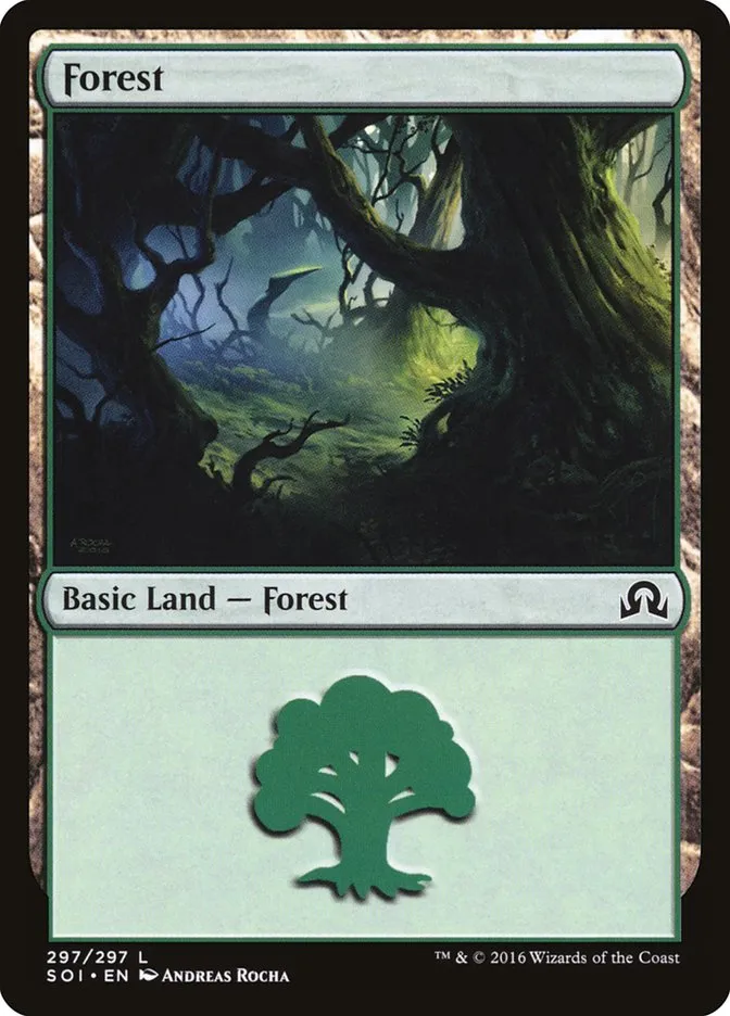 2016 Shadows over Innistrad Forest common #297 common card image