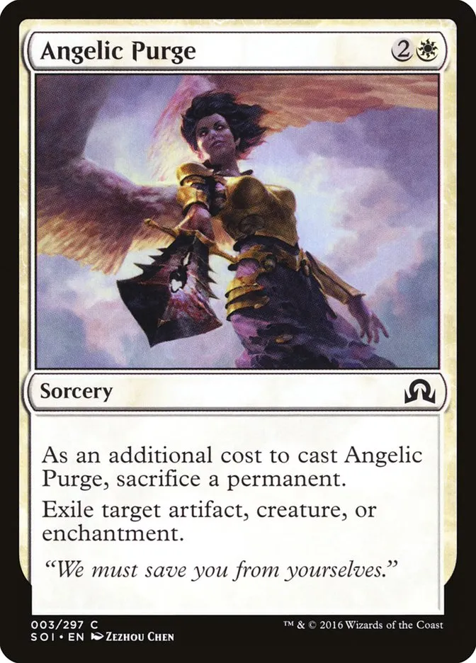2016 Shadows over Innistrad Angelic Purge common #3 common card image