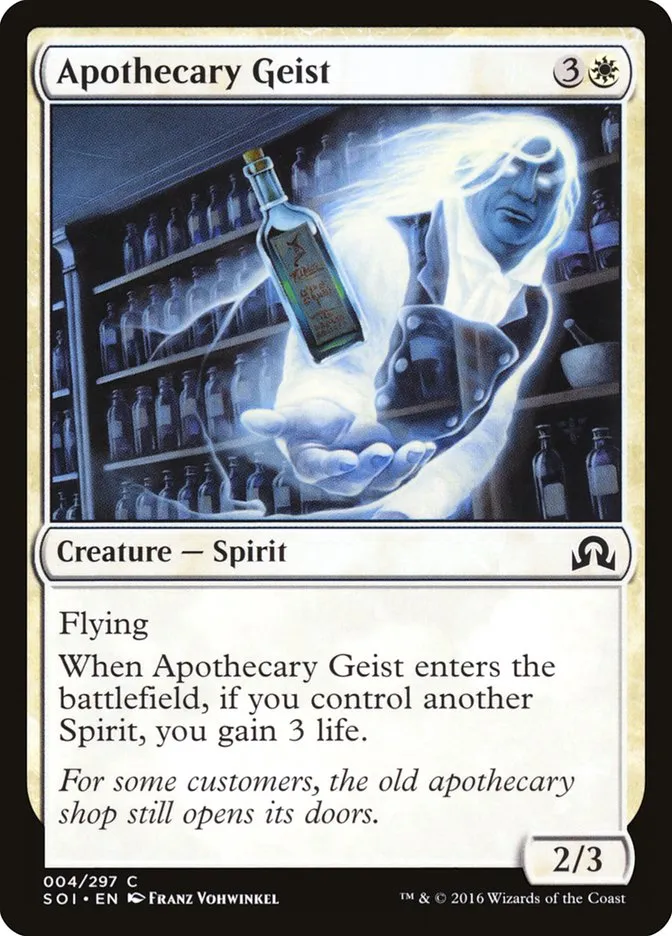 2016 Shadows over Innistrad Apothecary Geist common #4 common card image
