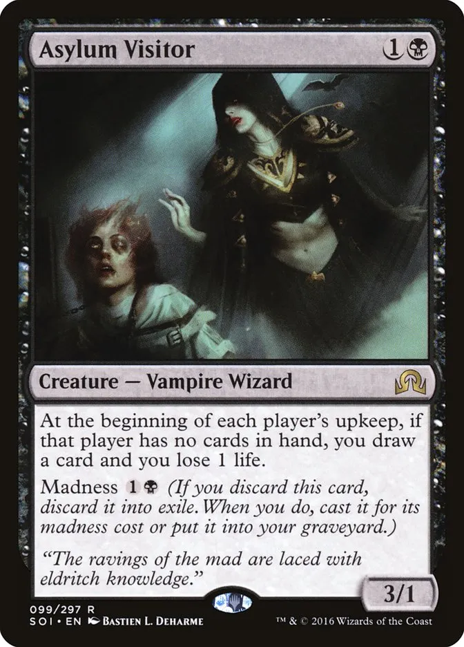 2016 Shadows over Innistrad Asylum Visitor rare #99 rare card image