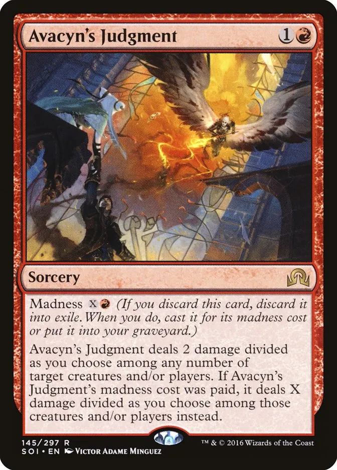 2016 Shadows over Innistrad Avacyn's Judgment rare #145 rare card image