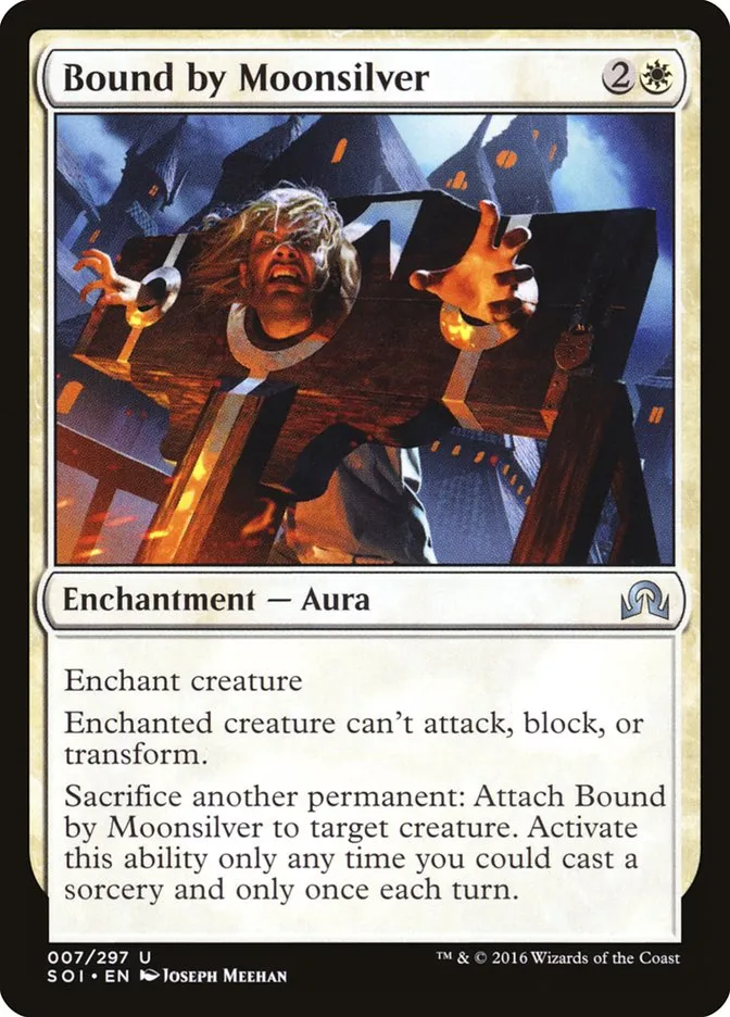 2016 Shadows over Innistrad Bound by Moonsilver uncommon #7 uncommon card image