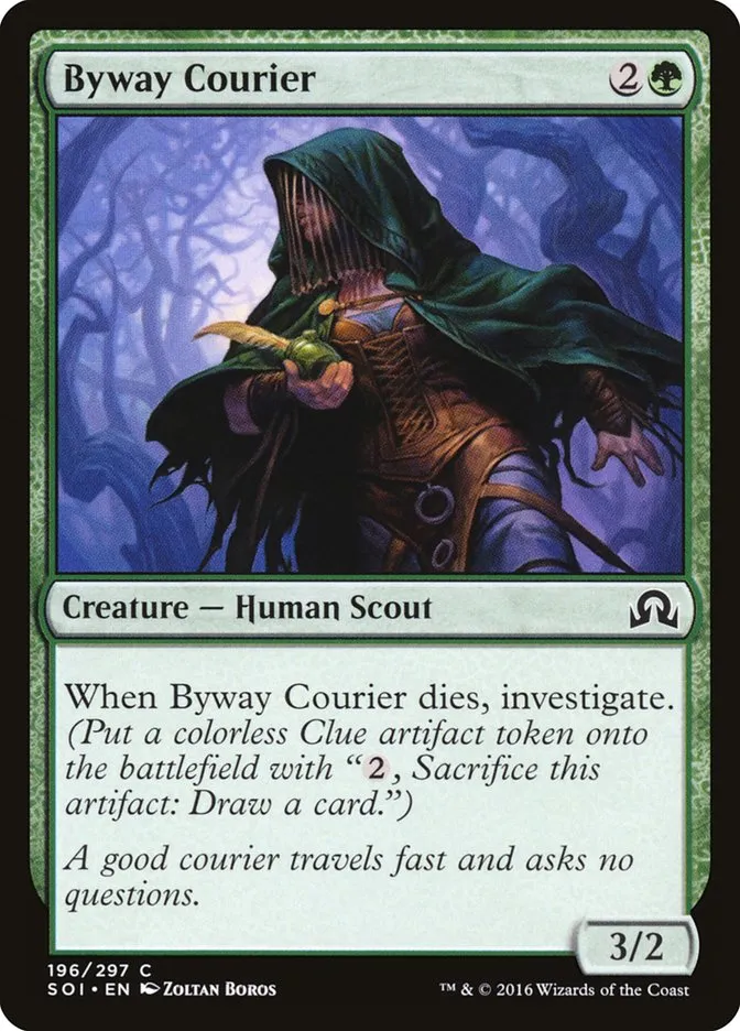 2016 Shadows over Innistrad Byway Courier common #196 common card image