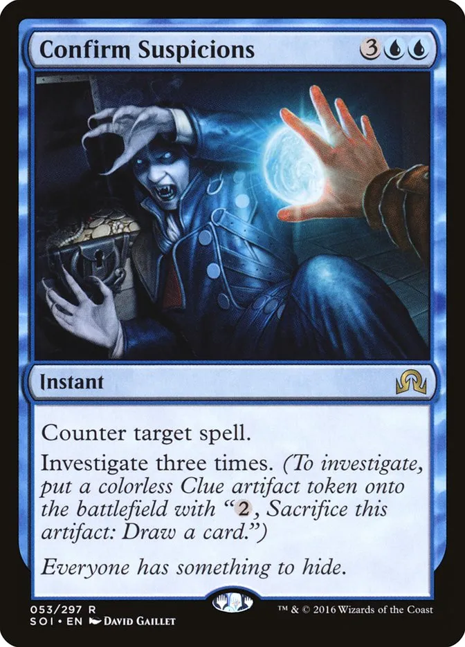 2016 Shadows over Innistrad Confirm Suspicions rare #53 rare card image