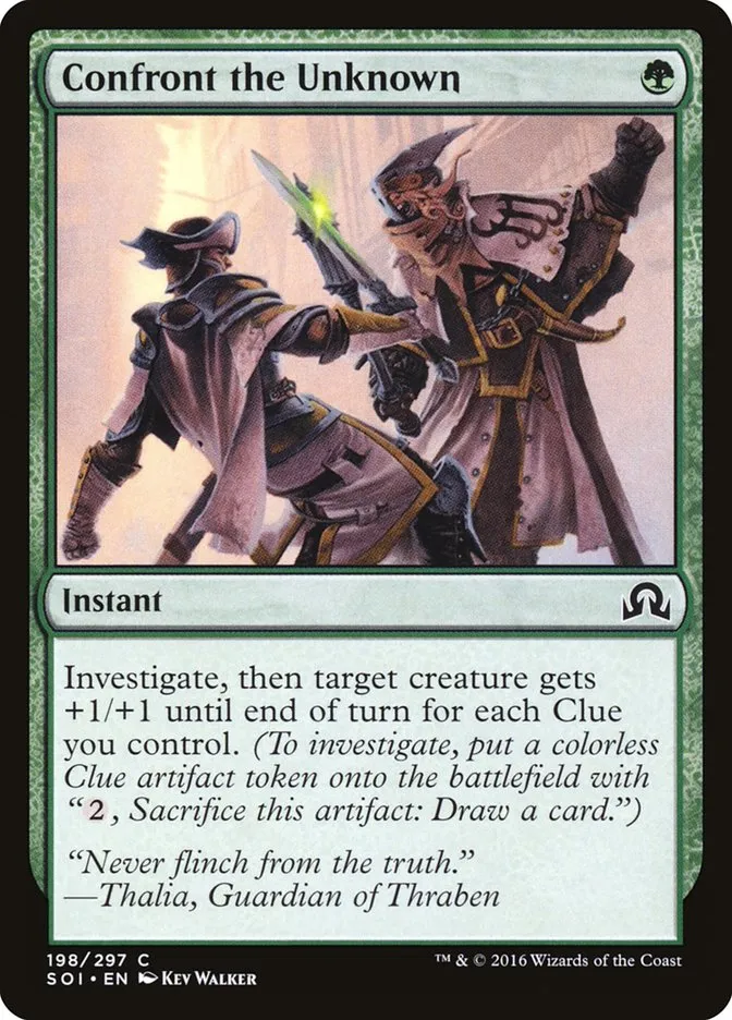 2016 Shadows over Innistrad Confront the Unknown common #198 common card image