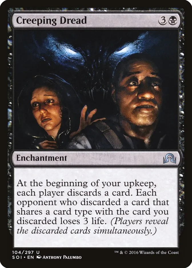 2016 Shadows over Innistrad Creeping Dread uncommon #104 uncommon card image