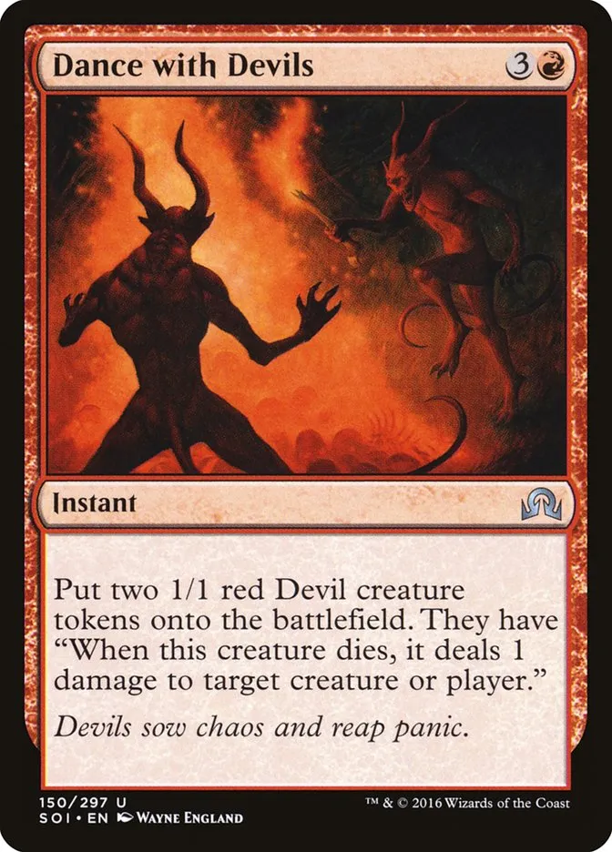 2016 Shadows over Innistrad Dance with Devils uncommon #150 uncommon card image