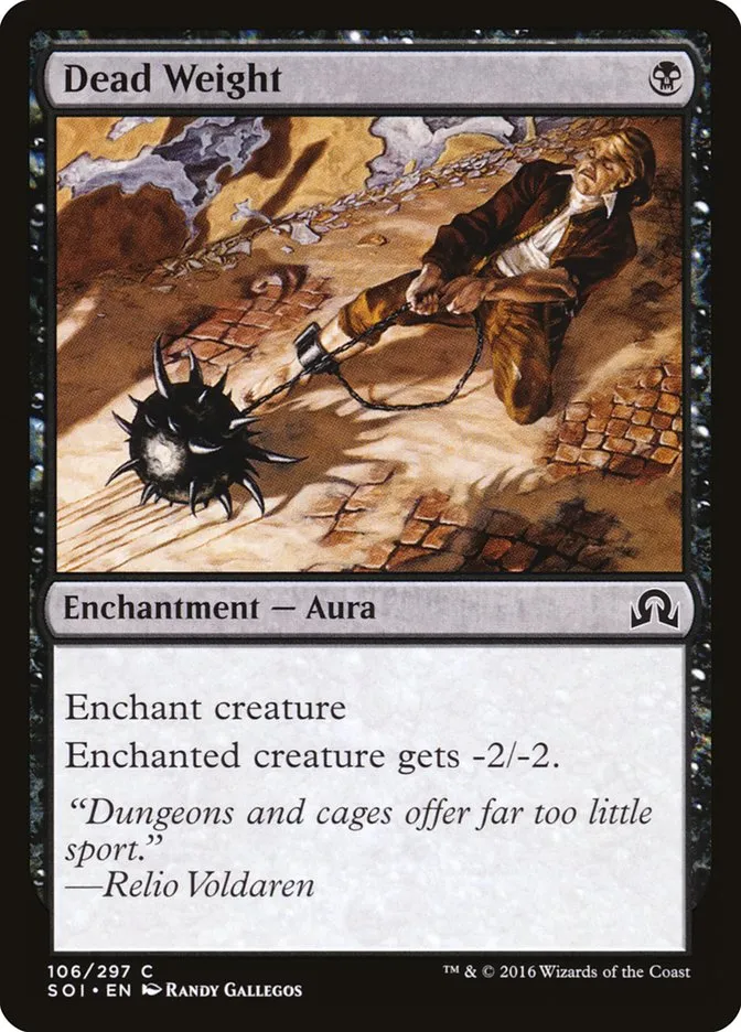 2016 Shadows over Innistrad Dead Weight common #106 common card image