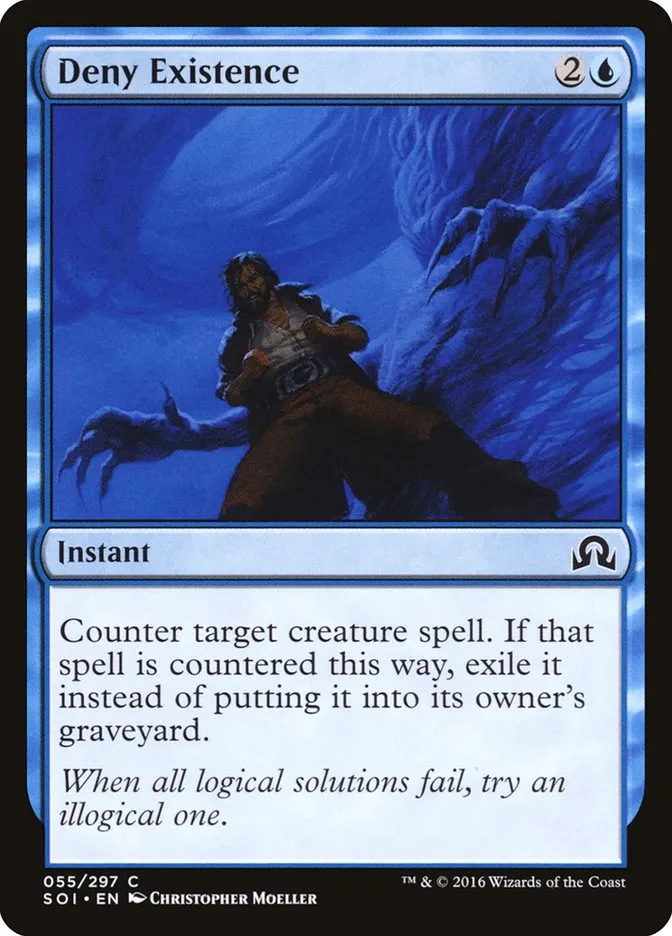 2016 Shadows over Innistrad Deny Existence common #55 common card image