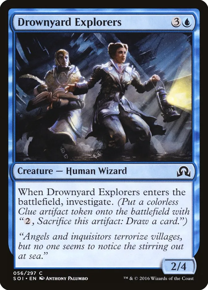 2016 Shadows over Innistrad Drownyard Explorers common #56 common card image