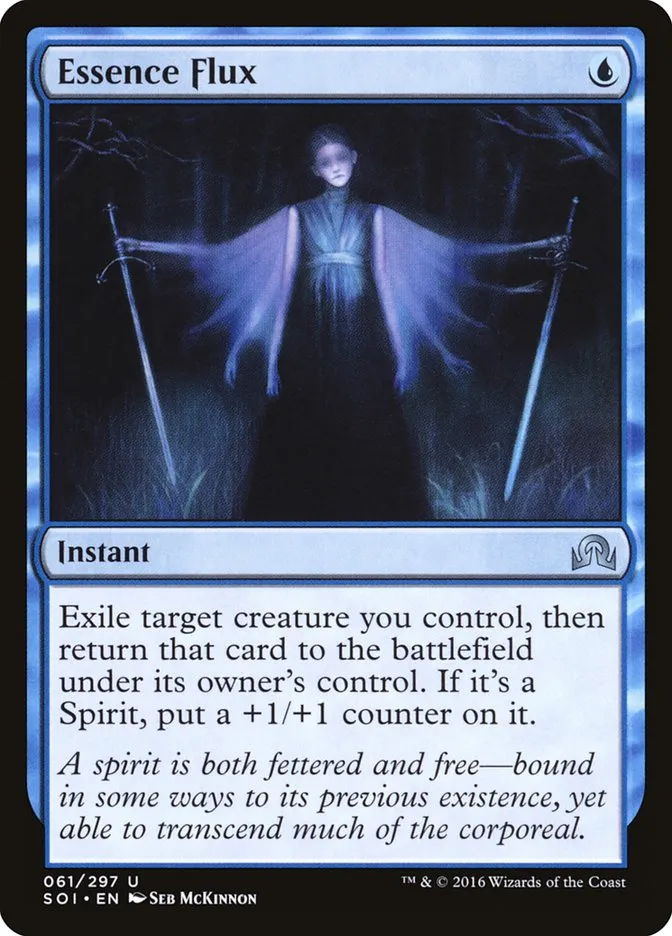 2016 Shadows over Innistrad Essence Flux uncommon #61 uncommon card image