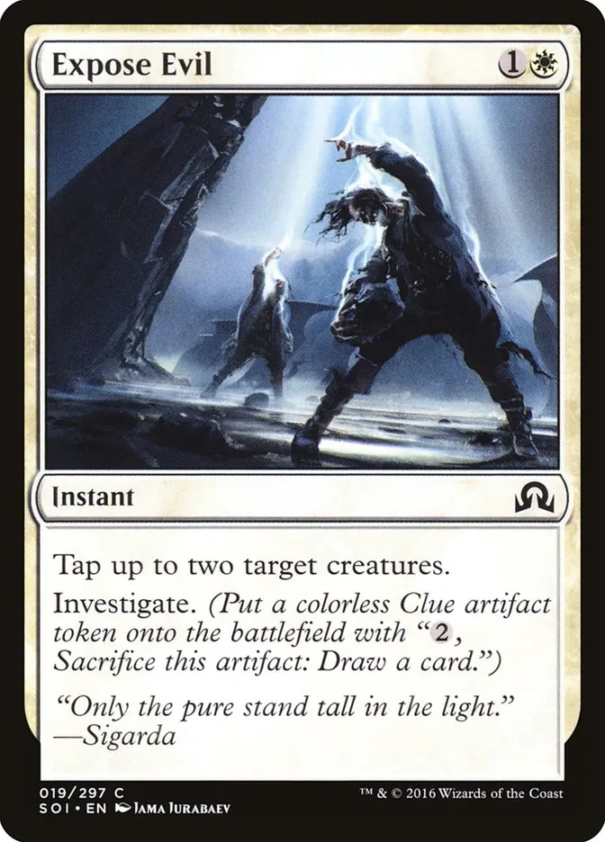 2016 Shadows over Innistrad Expose Evil common #19 common card image
