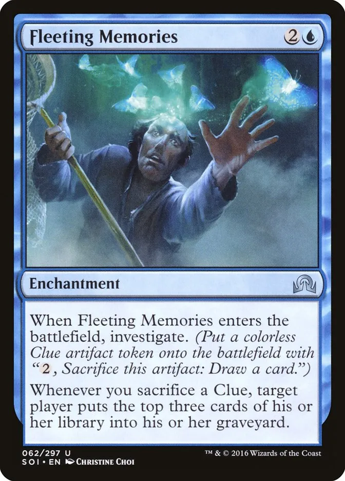 2016 Shadows over Innistrad Fleeting Memories uncommon #62 uncommon card image