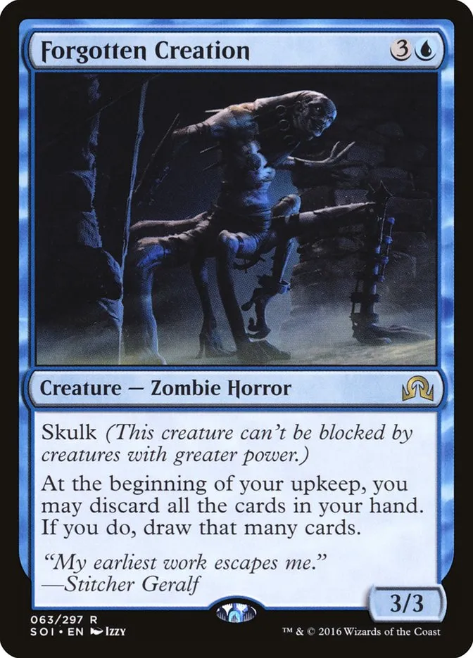 2016 Shadows over Innistrad Forgotten Creation rare #63 rare card image