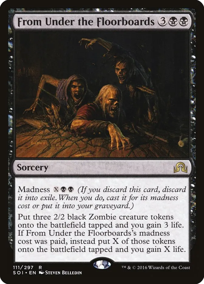2016 Shadows over Innistrad From Under the Floorboards rare #111 rare card image