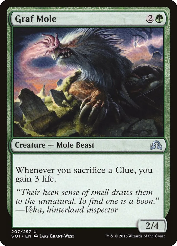 2016 Shadows over Innistrad Graf Mole uncommon #207 uncommon card image