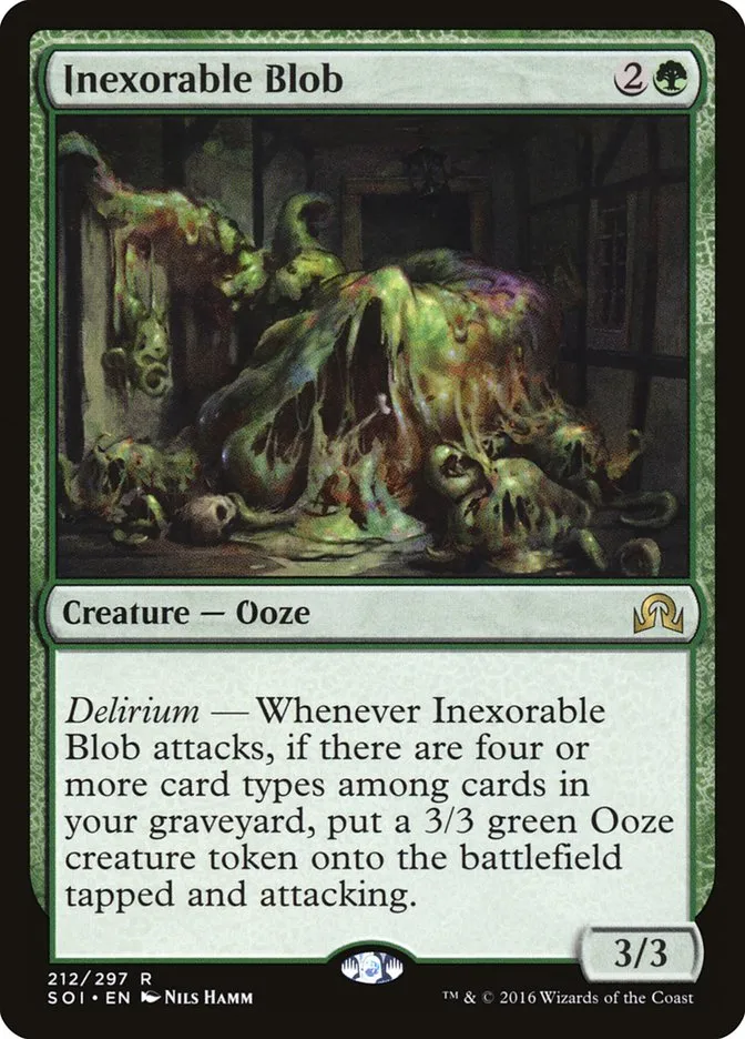 2016 Shadows over Innistrad Inexorable Blob #212 rare card image